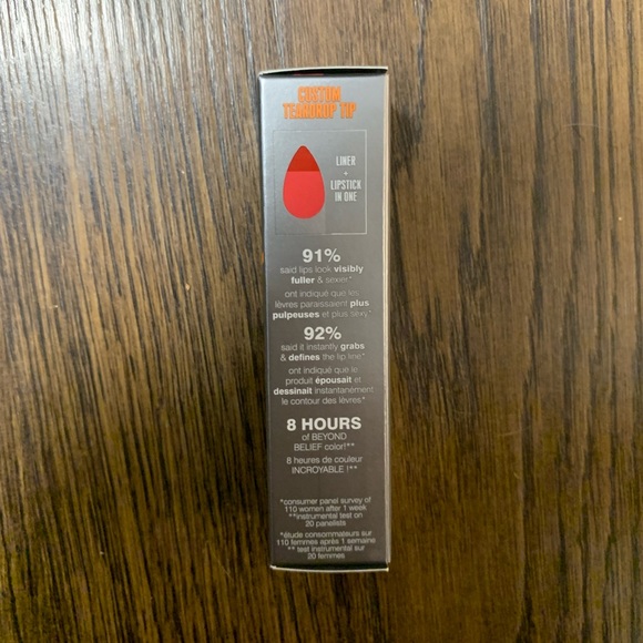 NEW Benefit Cosmetics Double the Lip Lipstick & Liner - Revved Up Red - Picture 5 of 6